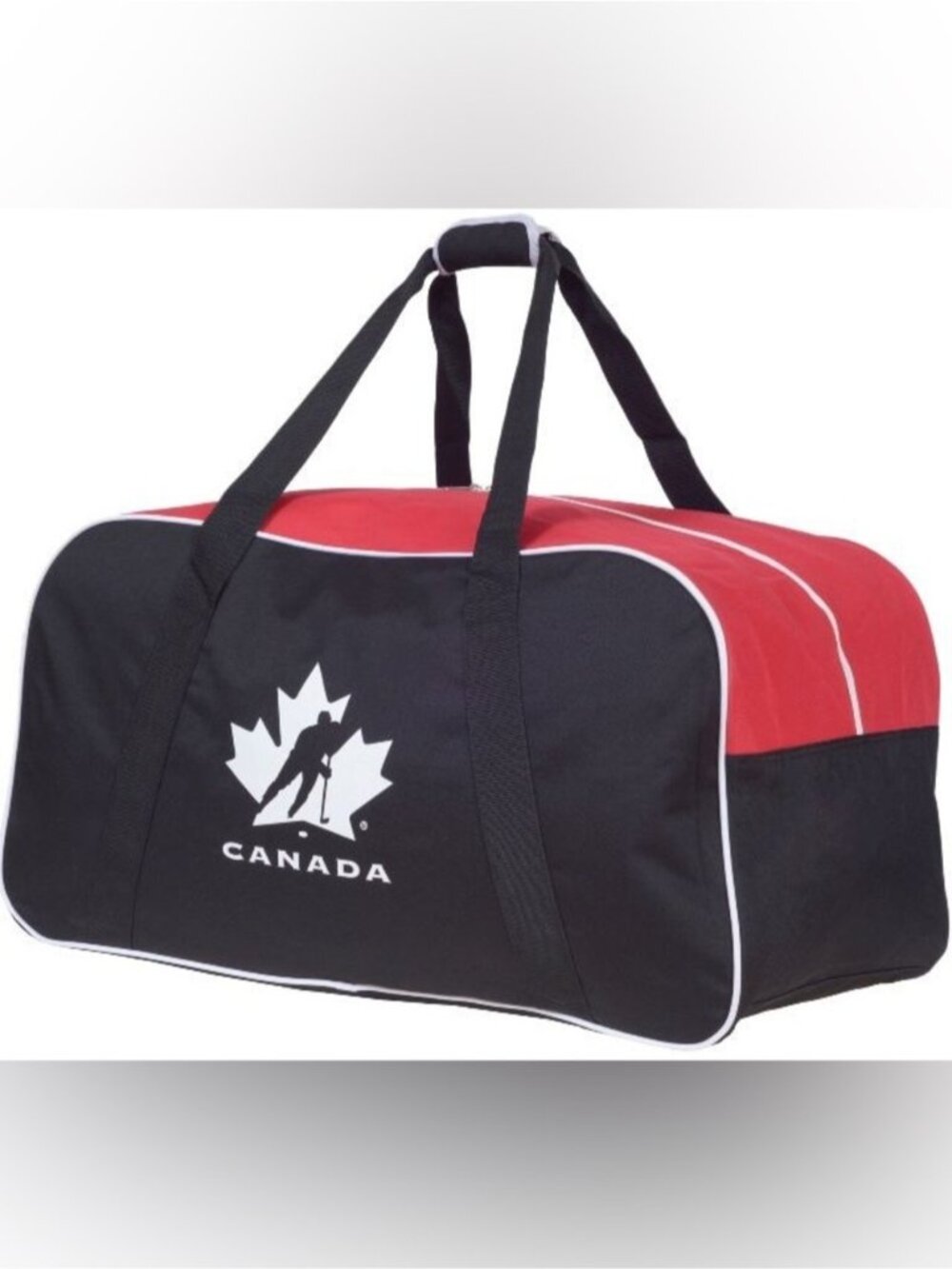 30 inc youth Canada Hockey Duffle Bag - Black & Red